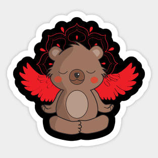 Angel Bear Sticker